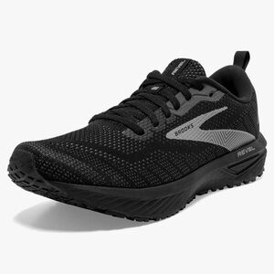 Brooks Men's Revel 6 Size 10 Black/Grey Running Shoe - Preowned